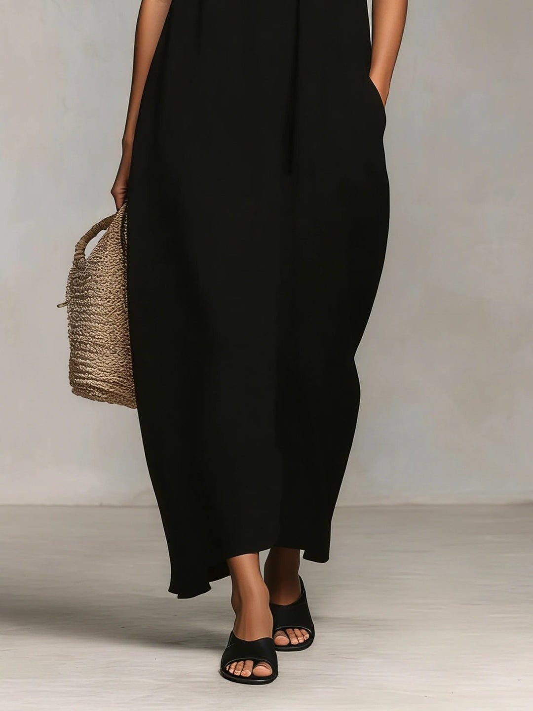 Mirelle™ | Robe Maxi Color Block à Bretelles Spaghetti