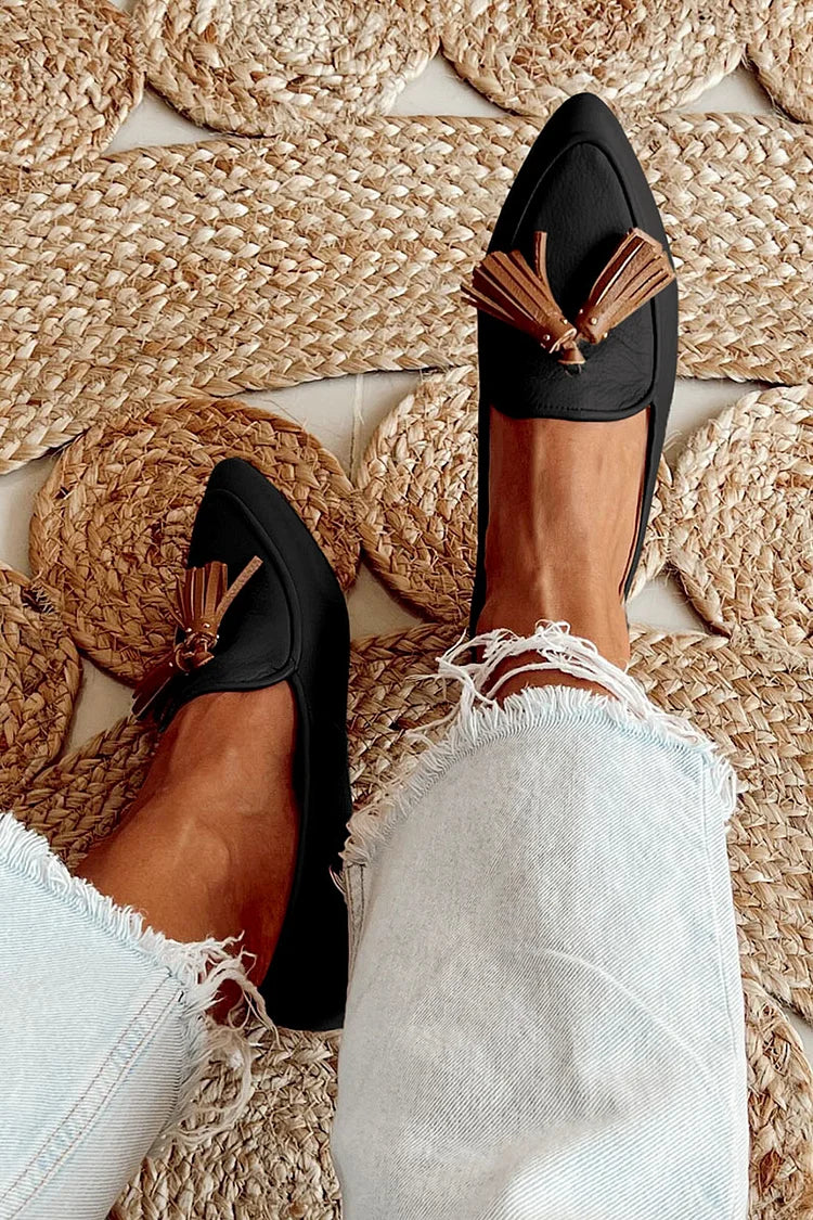 Vesperia - Mocassins à franges au style contemporain