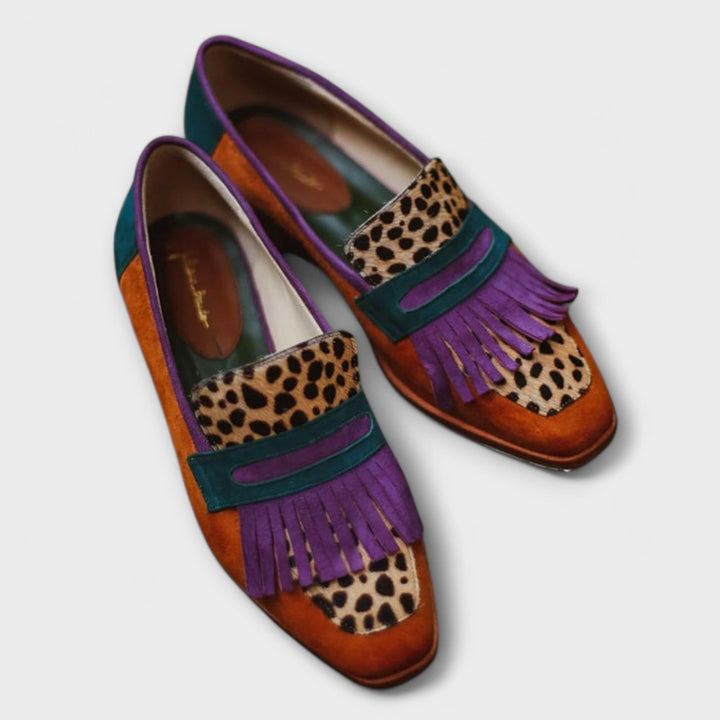 Mocassins Fallon™ en Léopard Brun Chic