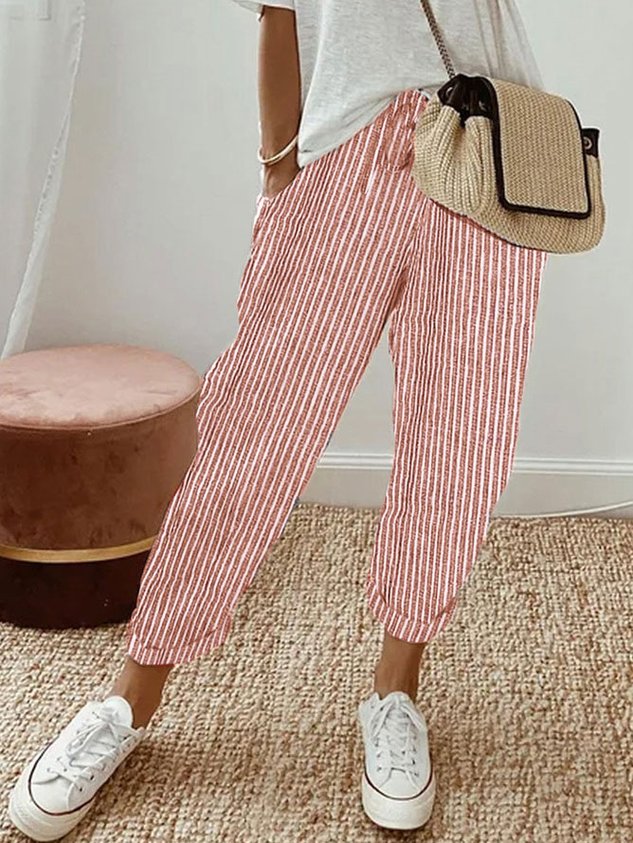Pantalon Élégant en Tissu Fluide et Confortable