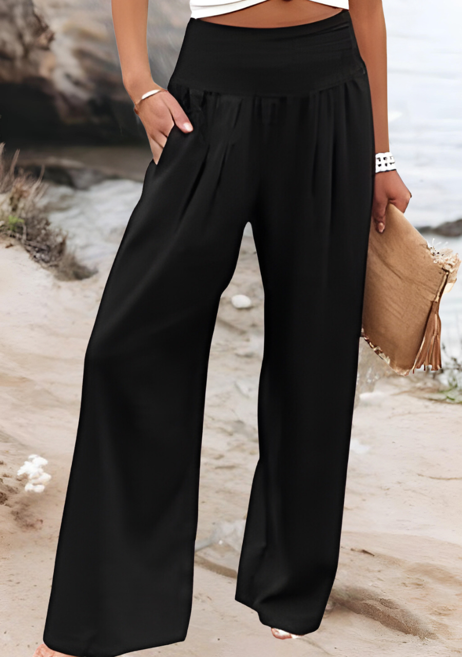 Aileen - Pantalons Amples de Plage Élégants