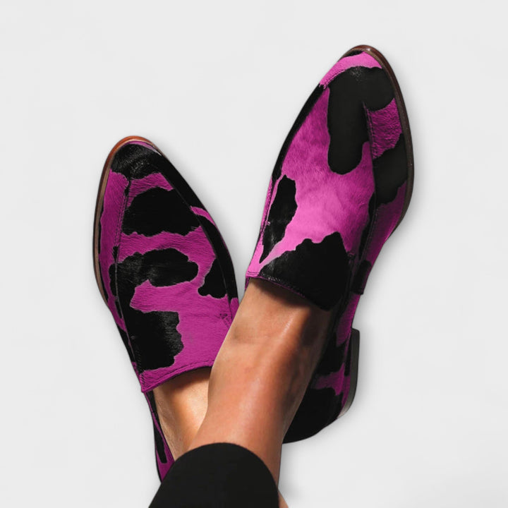 Mocassins Paloma™ | Élégance Imprimée Vache