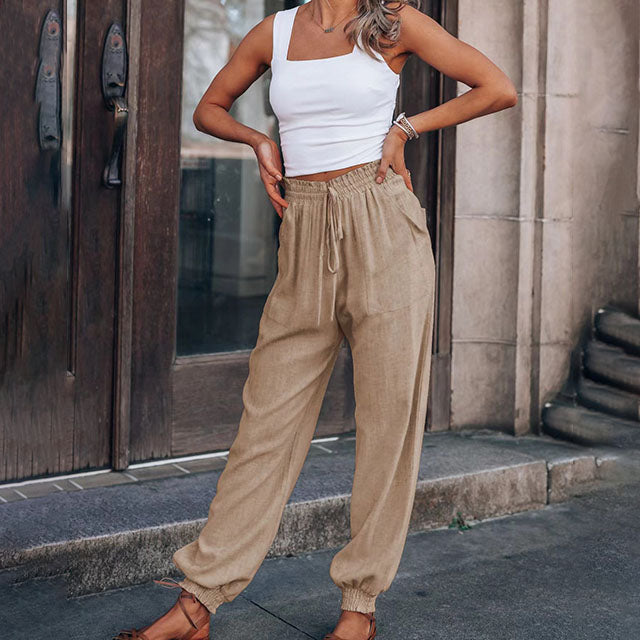 Kaeli – Pantalons Chic à Taille Ajustable