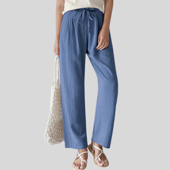 Vara - Pantalons Confortables à Taille Élastique avec Cordon