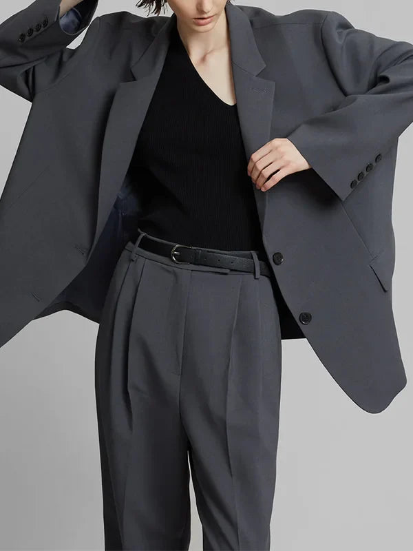 Sofia | Blazer oversize gris