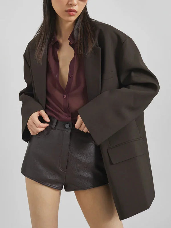 Sofia | Blazer oversize croisé « Force de la Terre »