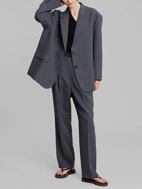Sofia | Blazer oversize gris