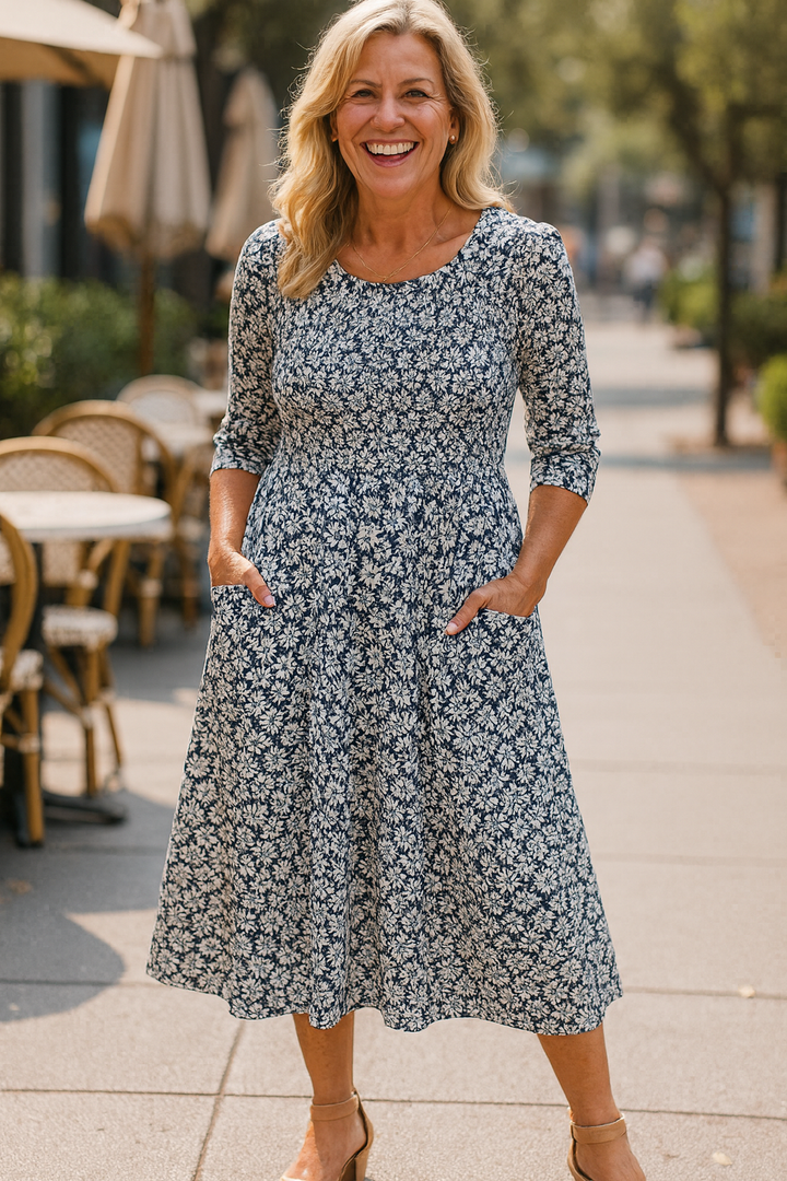 Robe Midi Meliora | Élégance Quotidienne – Confort Flatteur, Confiance Intemporelle (S-5XL)
