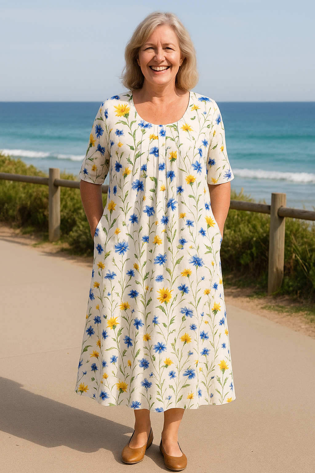 Ivryrose | Robe - Élégance Fluide – Design Flatteur