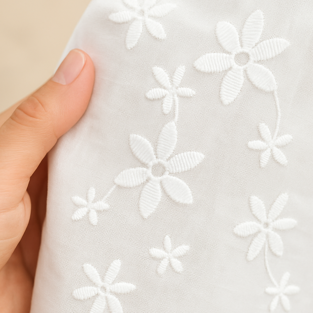 Top en Lin-Coton Naturel Rena