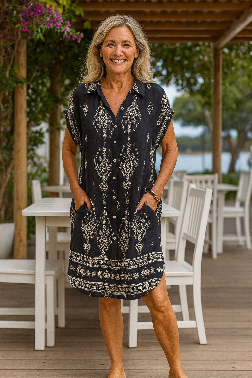 Seabreeze | Robe Bohème en Coton-Lin