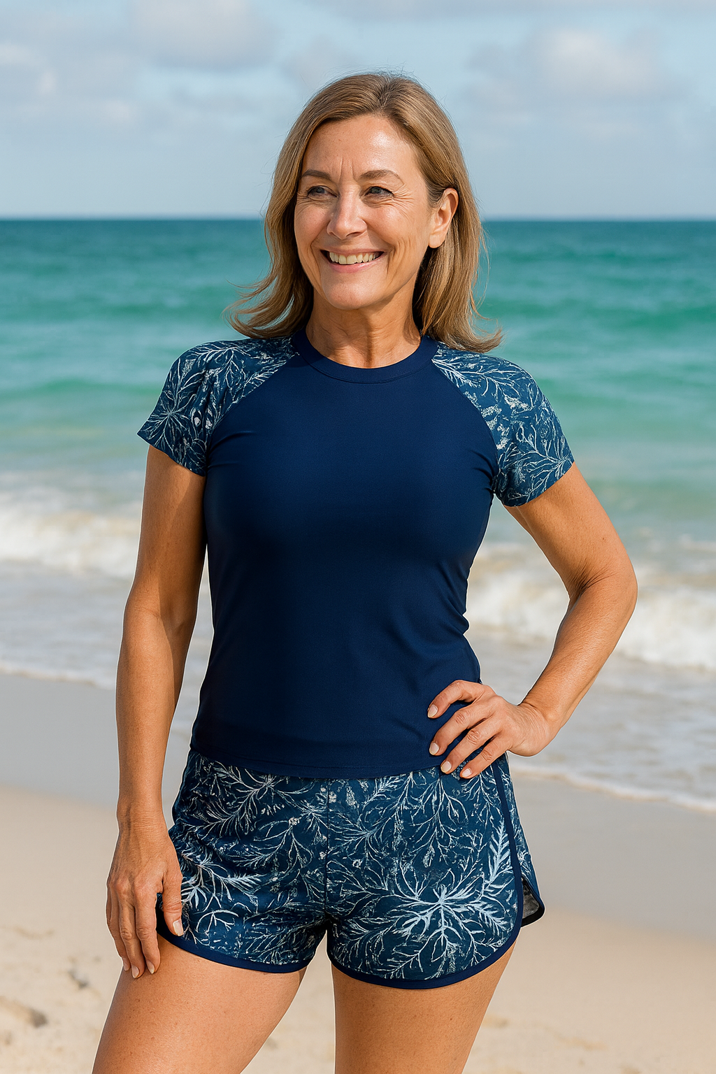 ShoreHaven | Ensemble Tankini Protecteur UV – Confiance en Soleil, Confort Tout au Long de la Journée