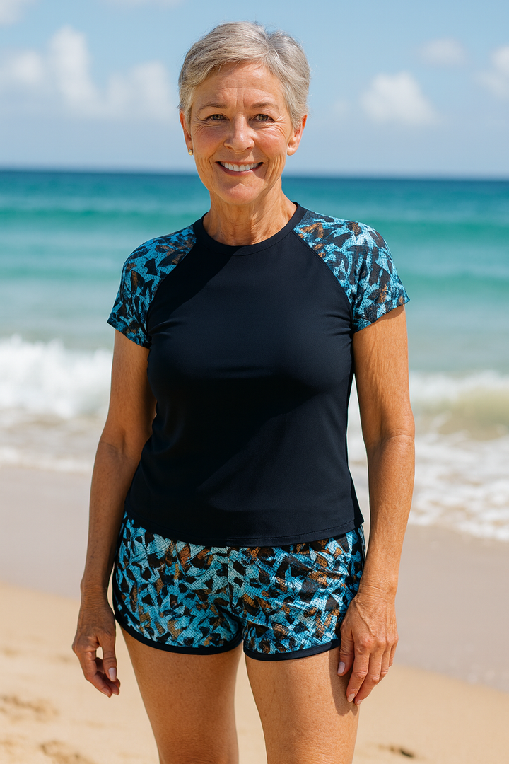 ShoreHaven | Ensemble Tankini Protecteur UV – Confiance en Soleil, Confort Tout au Long de la Journée