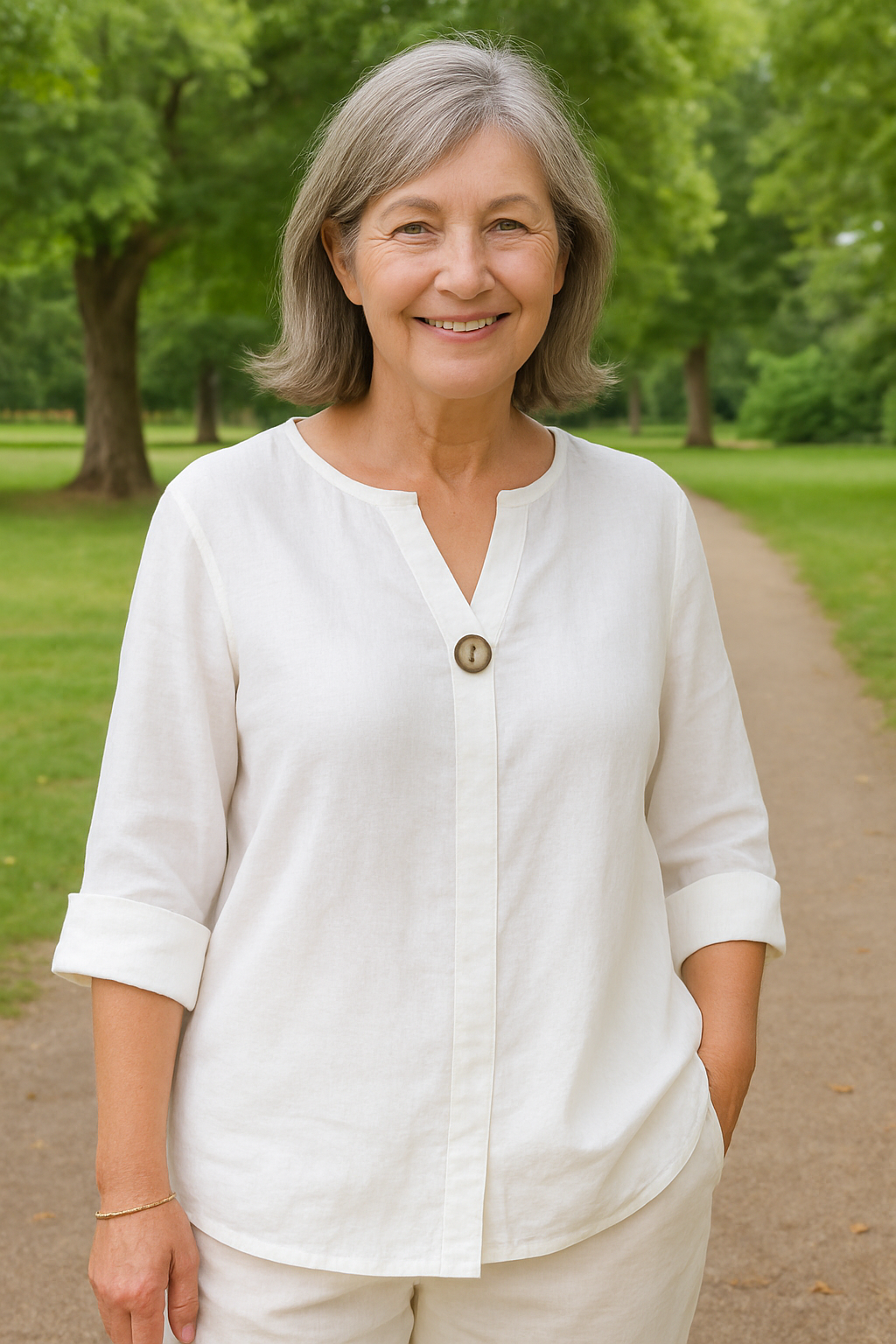 Simone | Blouse - Légère. Flatteuse. Conçue pour les vraies femmes.
