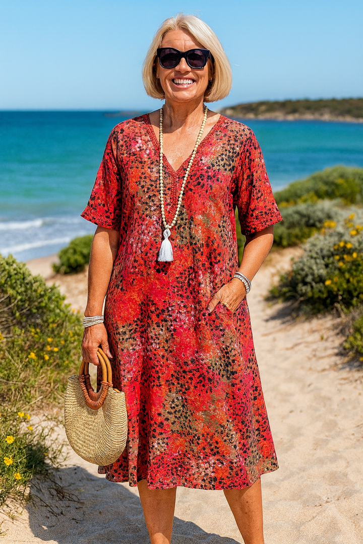 Robe Midi Élégante Mary - Affine la Silhouette