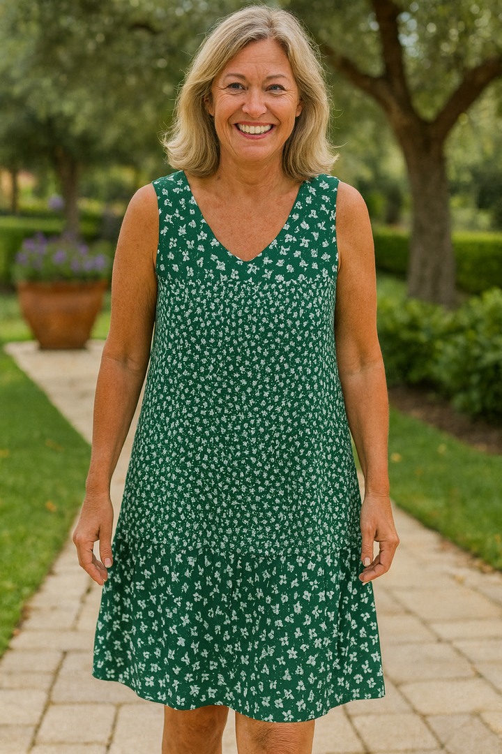 Lillian | Robe Midi Fluidité – L&