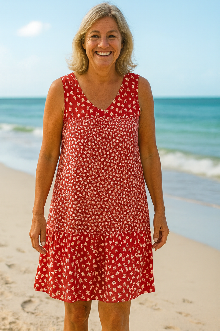 Lillian | Robe Midi Fluidité – L&