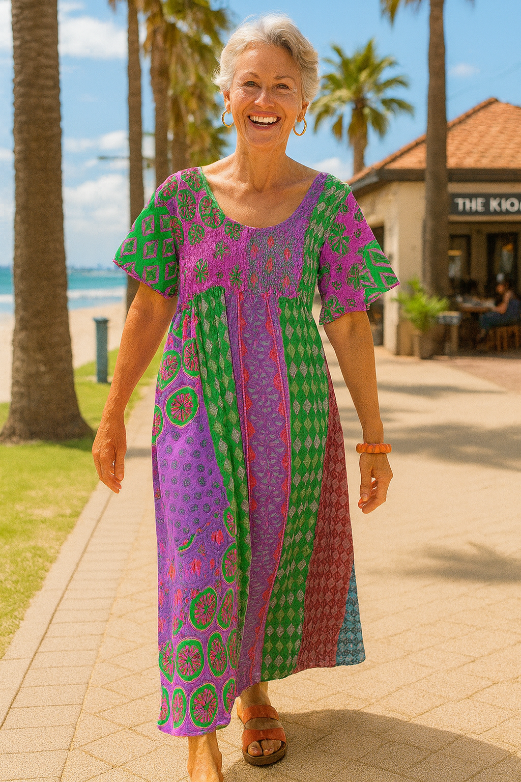 Robe Maxi Althea | Élégance Confortable pour le Quotidien