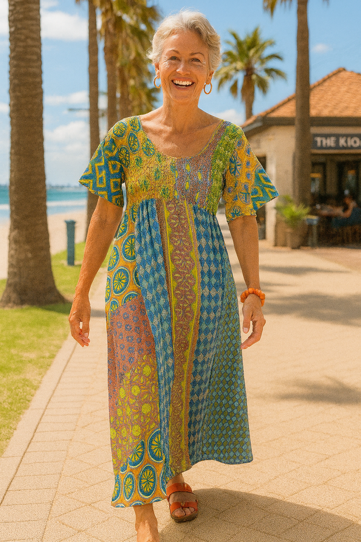 Robe Maxi Althea | Élégance Confortable pour le Quotidien