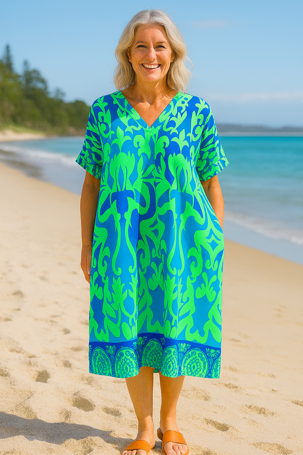 Marisela | Robe Midi Brise – Légèreté, Confiance &amp; Style Insouciant