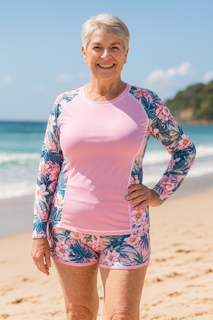 Elaine | Ensemble Tankini Sécurisé UPF 50+