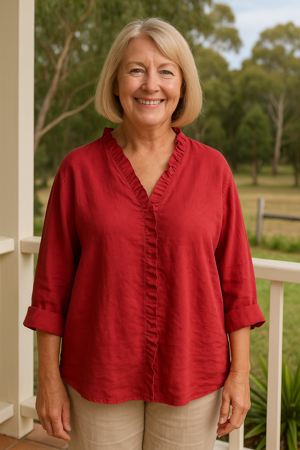 Maribel | Blouse Douce à Volants - Pour un Confort Authentique