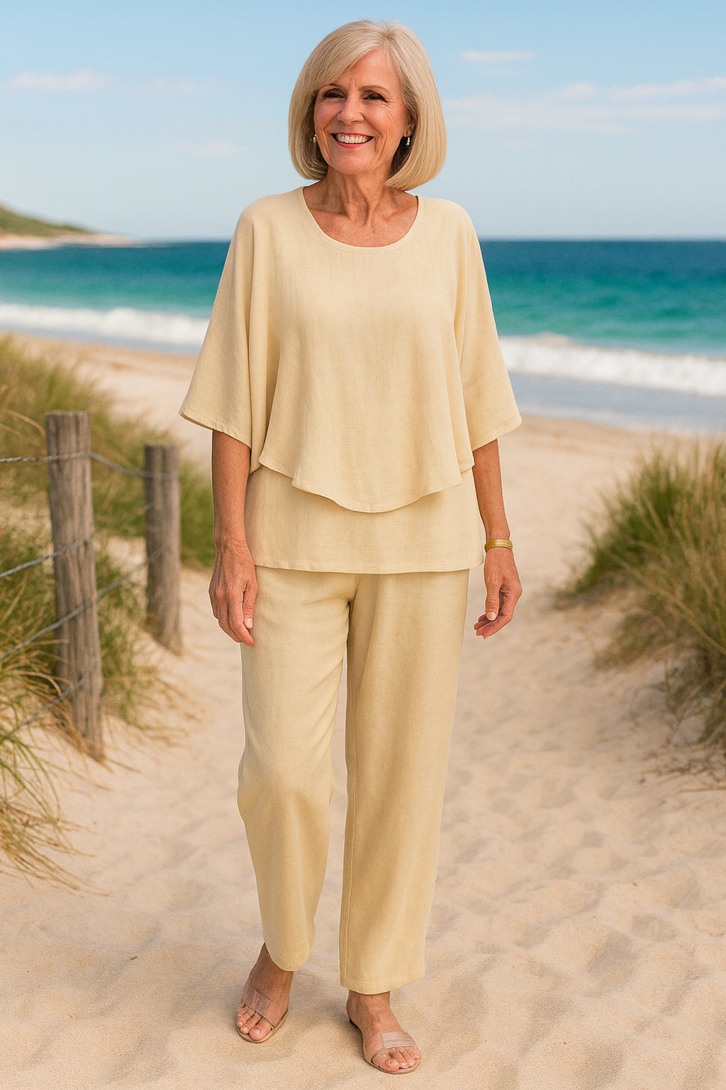 Rosalind | Ensemble Deux Pièces Élégant – Style Décontracté, Confort Durable