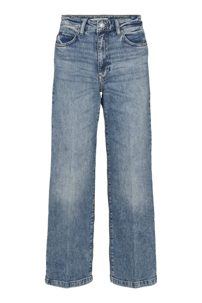 Jean Enya – Denim délavé à la pierre
