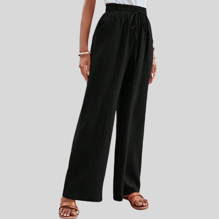 Zeva - Pantalon décontracté en tissu léger pour un style effortless