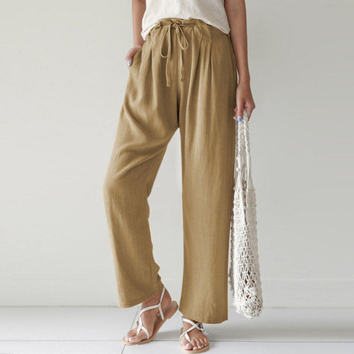 Vara - Pantalons Confortables à Taille Élastique avec Cordon