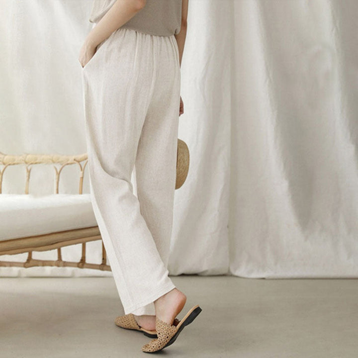 Vara - Pantalons Confortables à Taille Élastique avec Cordon