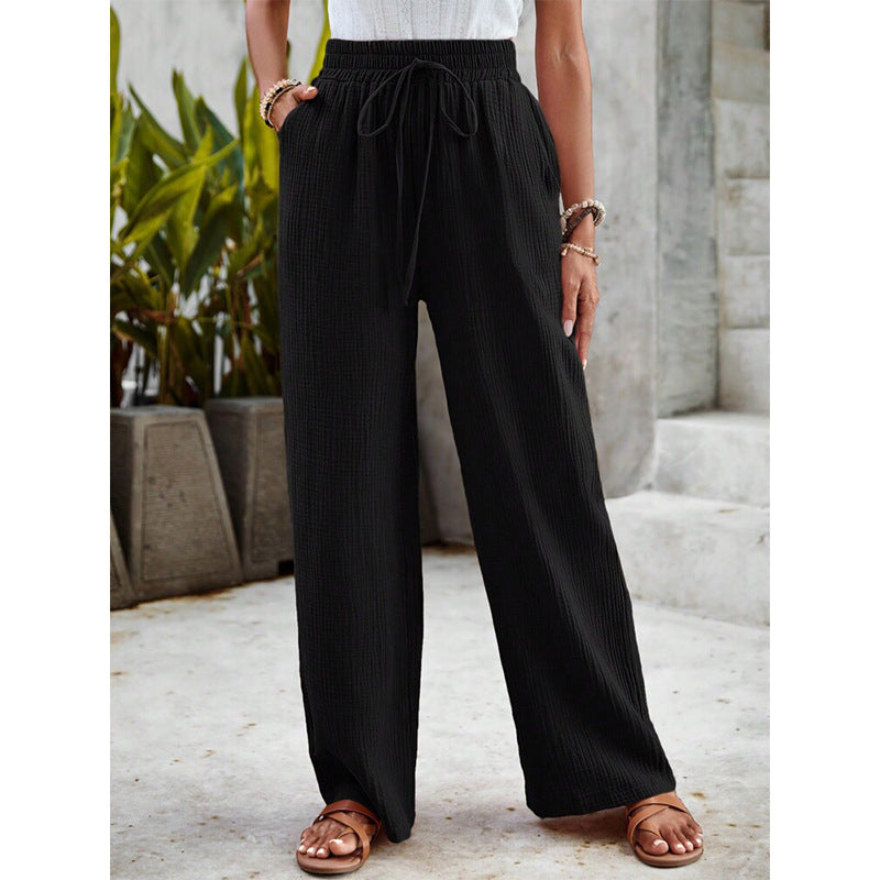 Zeva - Pantalon décontracté en tissu léger pour un style effortless