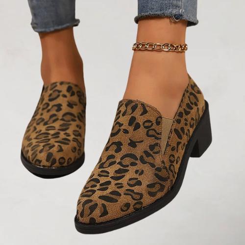 Mocassins Léopard Angélique™ : Élégance Sauvage