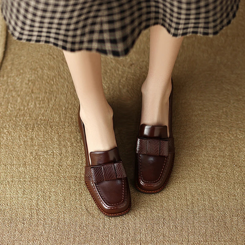 Mocassins Contessa à Nœud Élégant