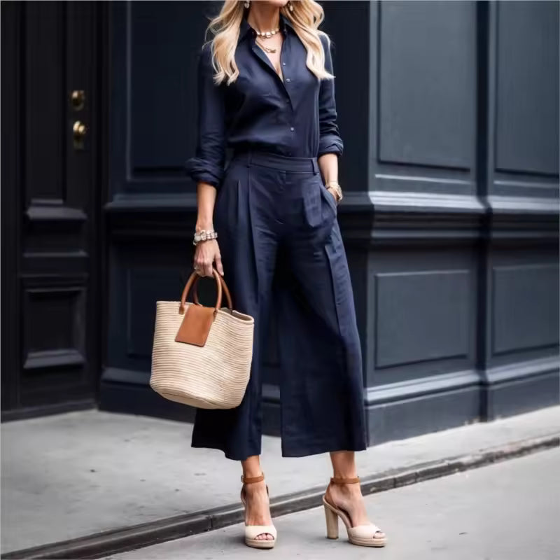 Noor™ || Ensemble décontracté avec pantalon chic