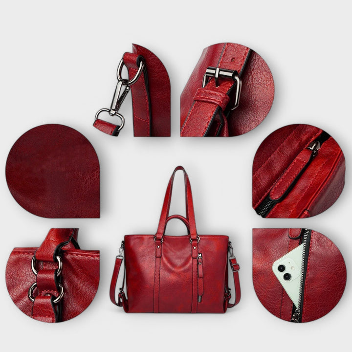 Olivia - Sac en cuir grand format