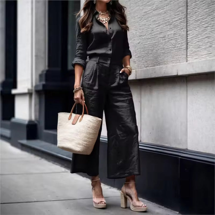 Noor™ || Ensemble décontracté avec pantalon chic