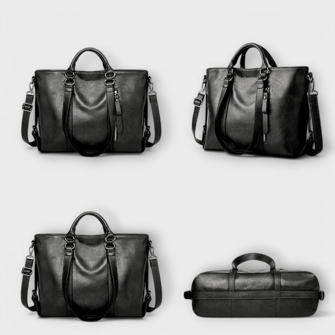 Olivia - Sac en cuir grand format