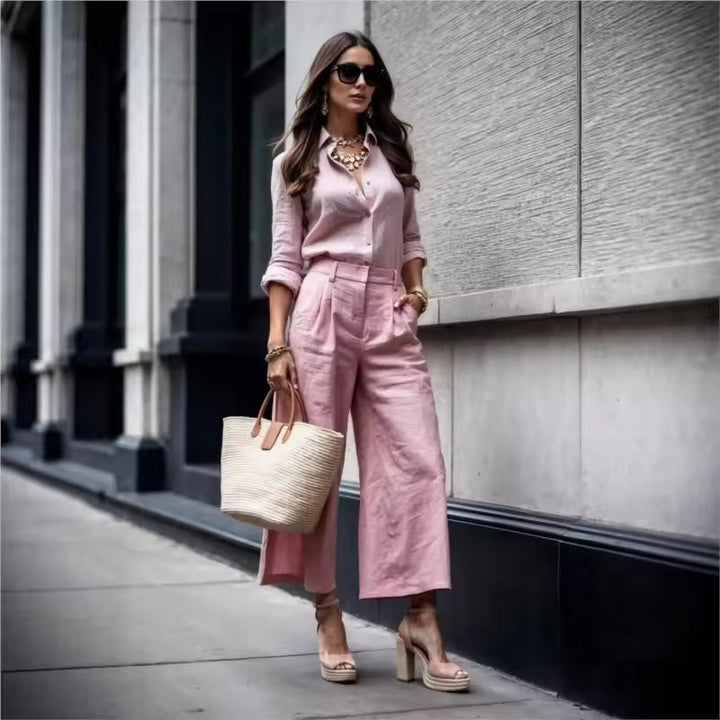 Noor™ || Ensemble décontracté avec pantalon chic