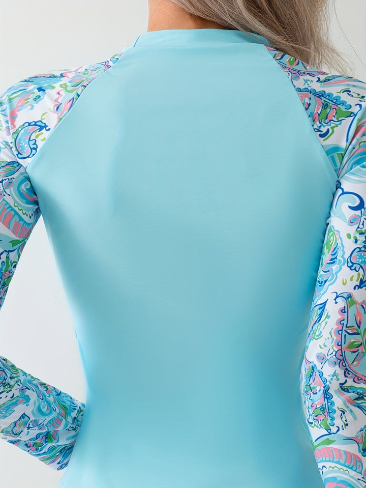 AquaGrace | Ensemble Tankini Protection UV – Confiance ensoleillée, confort tout au long de la journée