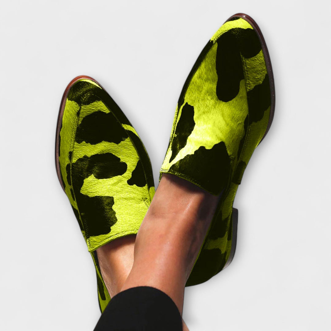 Mocassins Paloma™ | Élégance Imprimée Vache