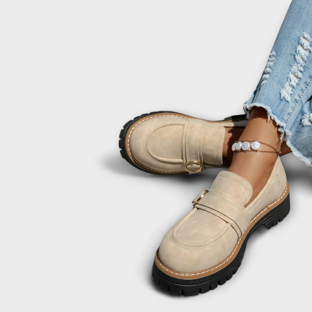 Mocassins Lora™ | Élégance Décontractée à Bout Rond