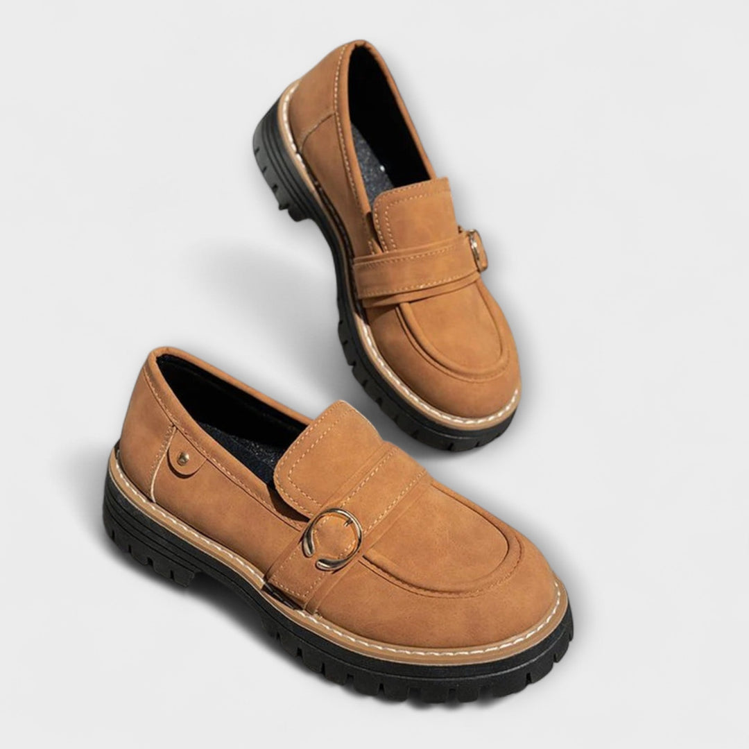 Mocassins Lora™ | Élégance Décontractée à Bout Rond