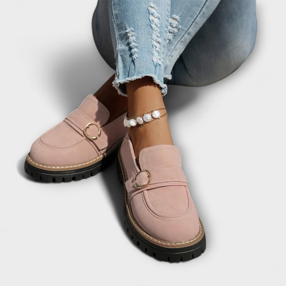 Mocassins Lora™ | Élégance Décontractée à Bout Rond