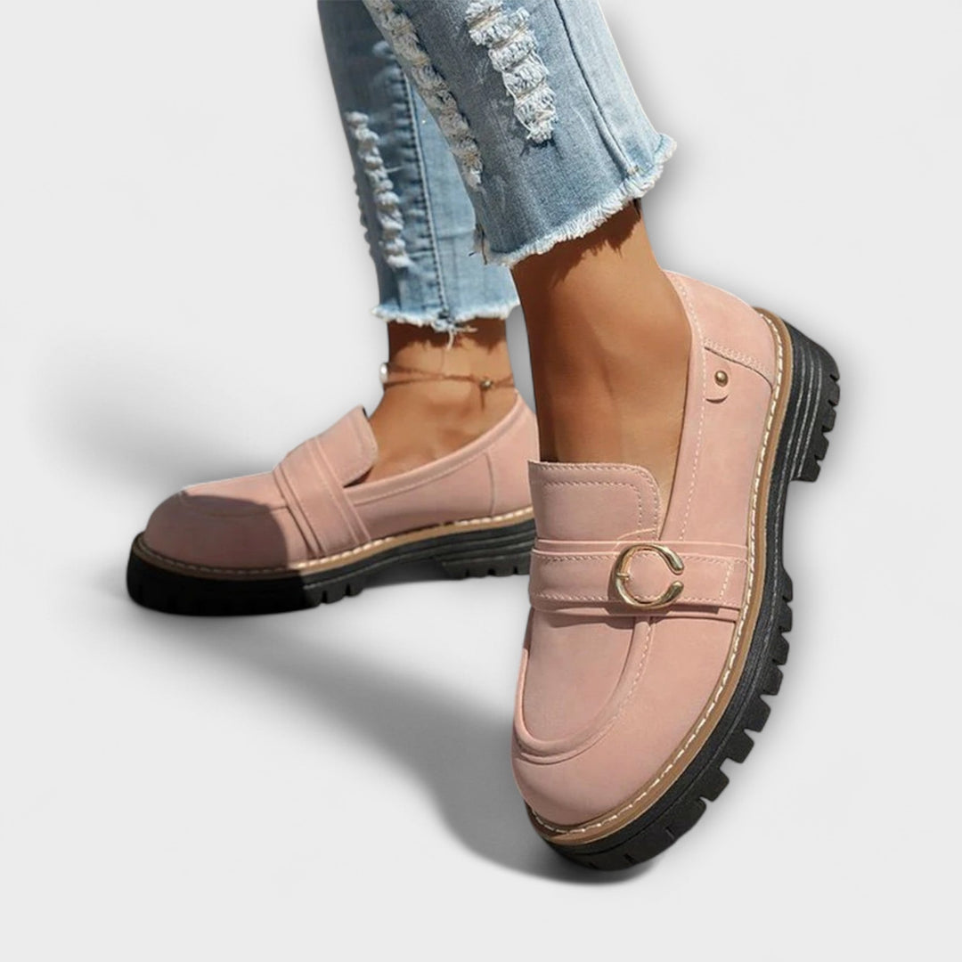 Mocassins Lora™ | Élégance Décontractée à Bout Rond