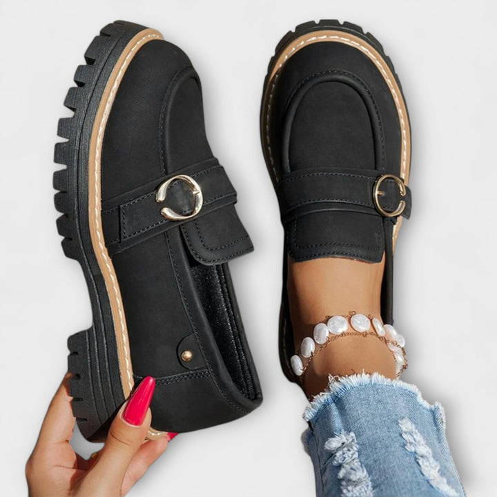Mocassins Lora™ | Élégance Décontractée à Bout Rond