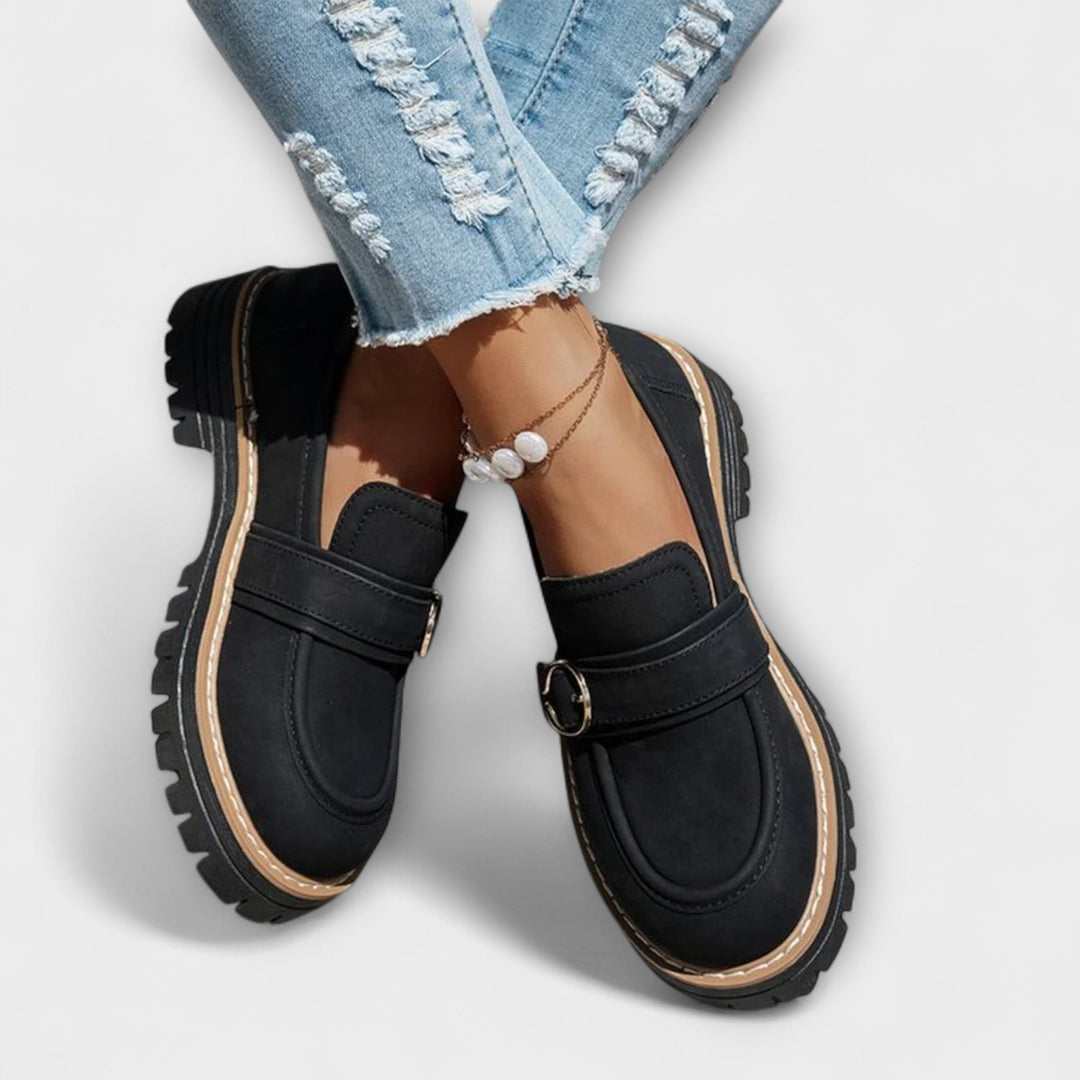 Mocassins Lora™ | Élégance Décontractée à Bout Rond