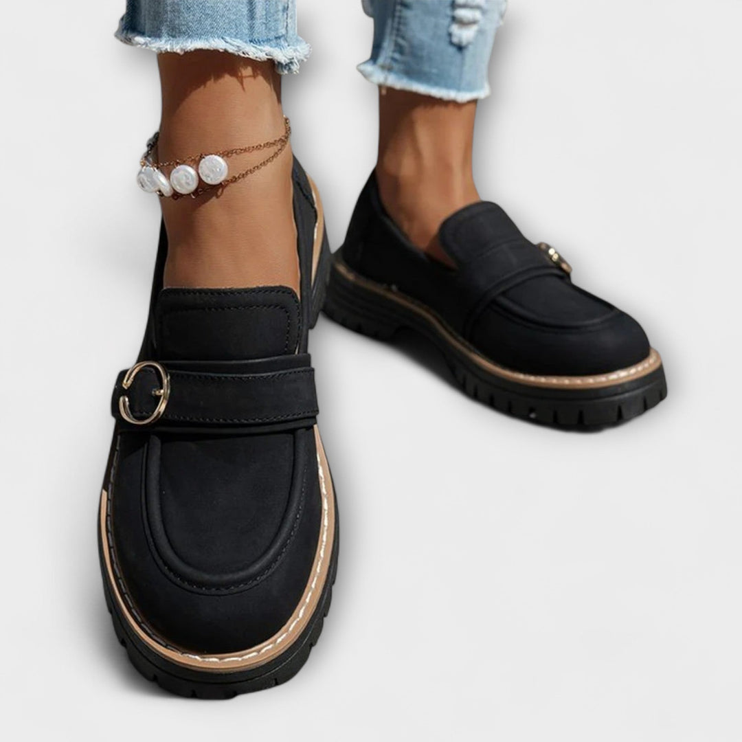 Mocassins Lora™ | Élégance Décontractée à Bout Rond