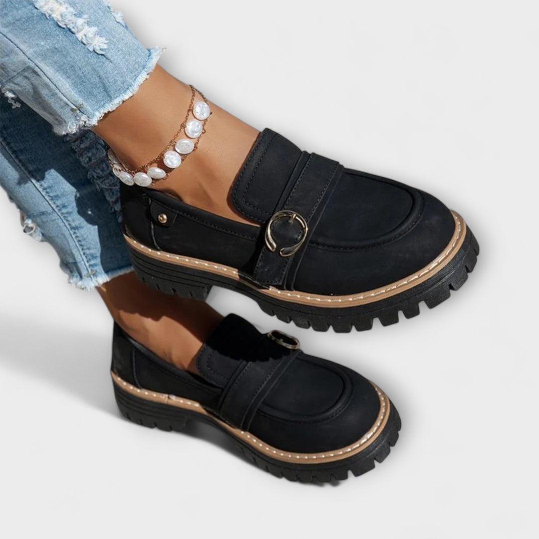 Mocassins Lora™ | Élégance Décontractée à Bout Rond