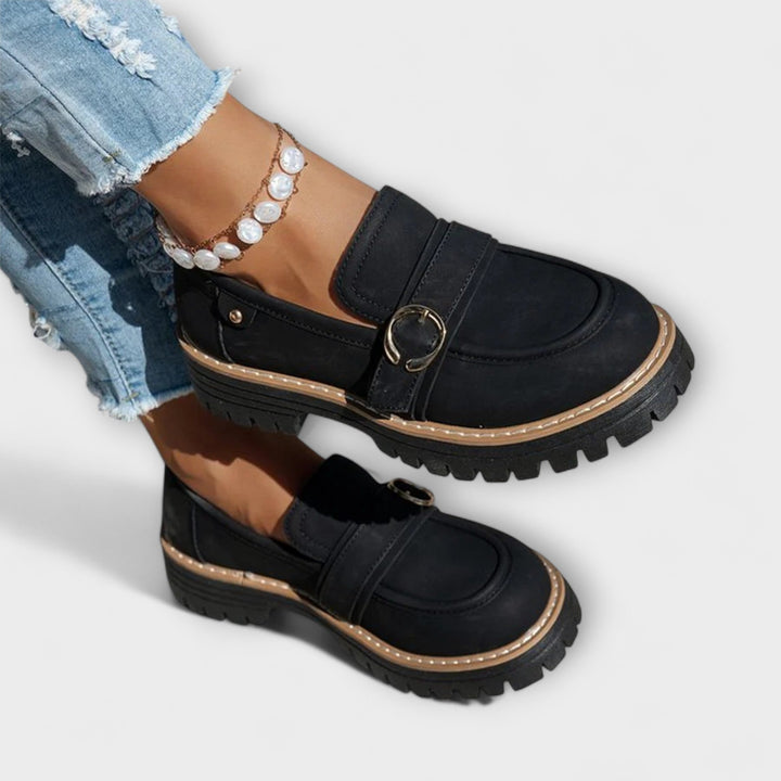 Mocassins Lora™ | Élégance Décontractée à Bout Rond